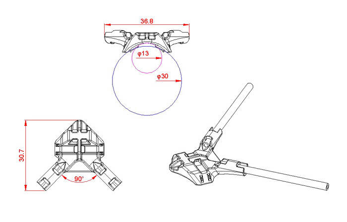 MK6012B AK700 ANTENNA MOUNT