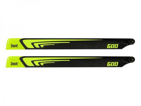 1st Main Blades CFK 600mm FBL (yellow) # 1stB600-Y
