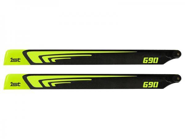 1st Main Blades CFK 690mm FBL (yellow) # 1stB690-Y