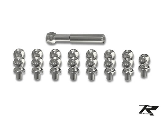 Pivot ball set for head 16pcs TR730-110 Tron 7.0 Elite