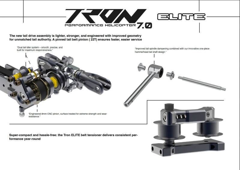 Tron 7.0 Elite White-Shockblue-Orange TR730-999