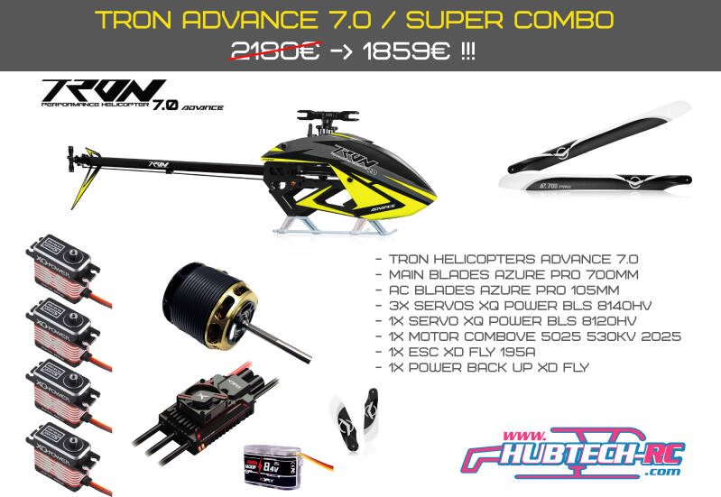Combo Tron Helicopters Advance 7.0
