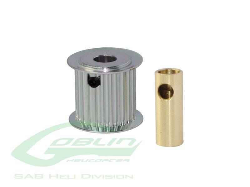 Aluminum Motor Pulley 22T (for 6/8mm motor shaft) - SAB IL700