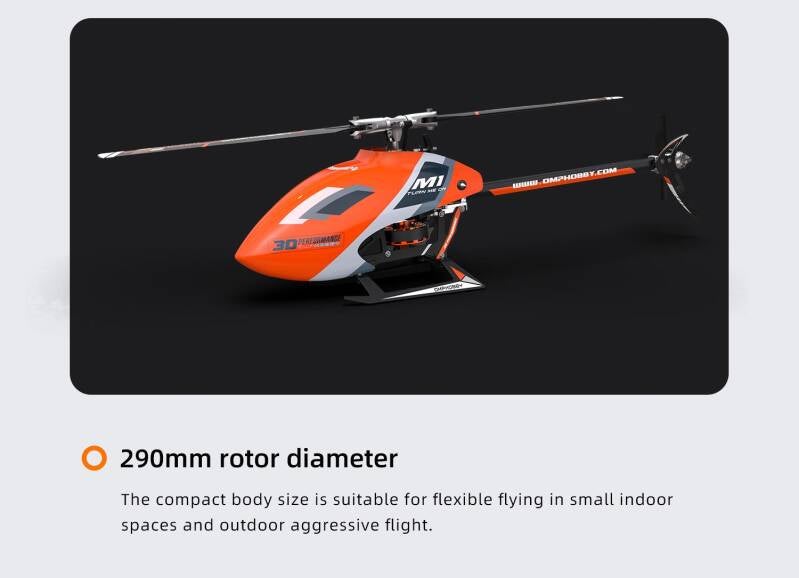 OMPHOBBY OMP Heli M1 EVO yellow with Transmitter # OSHM0035