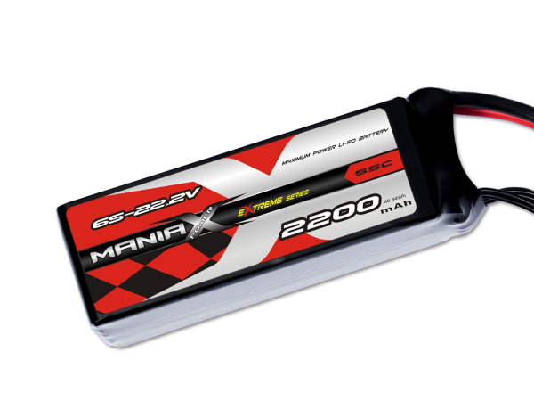 ManiaX LiPo 6S 2200mAh 22.2V eXtreme 55C