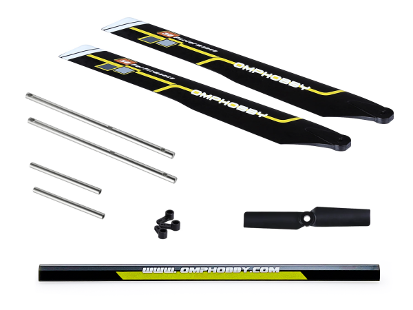 OMPHOBBY M1 EVO Crash Kit - yellow # OSGM1003