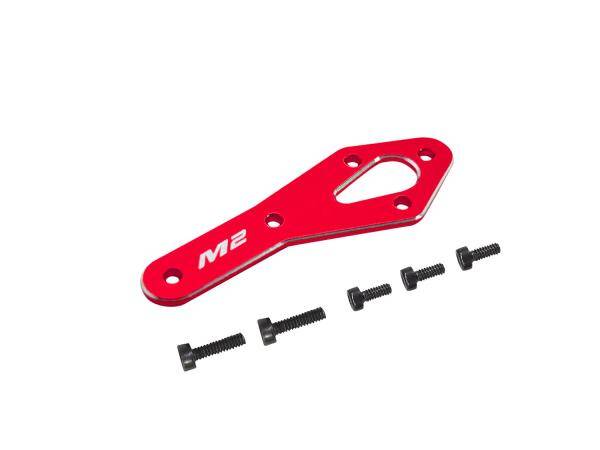 OMPHOBBY M2 EVO Tail Motor Reinforcement Plate set-Red # OSHM2318R
