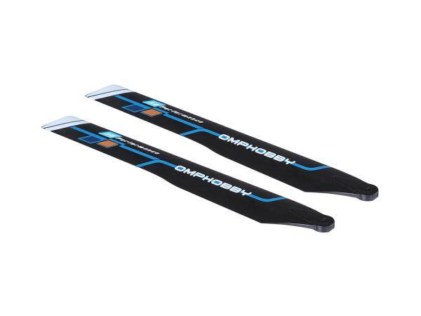 OMPHOBBY M2 EVO Main Blades-Elegant White # OSHM2321W