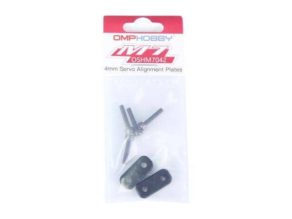 OMPHOBBY M7 4mm Servo Alignment Metal plates # OSHM7042