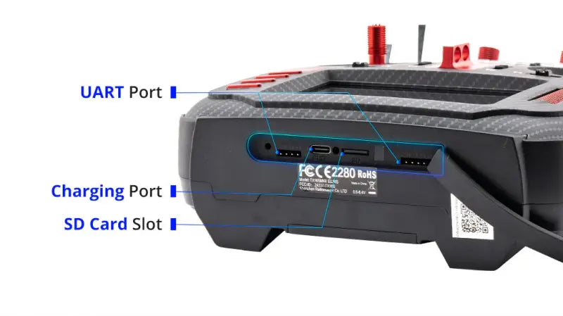 TX16S Mark II Max Radio Controller (M2 switchable to M1) AG01 + Carbon + Red + Elrs + LBT