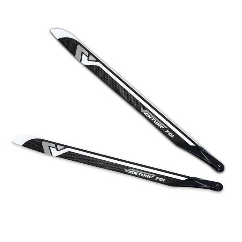 VENTURE 701mm Premium CF Blades – Silver