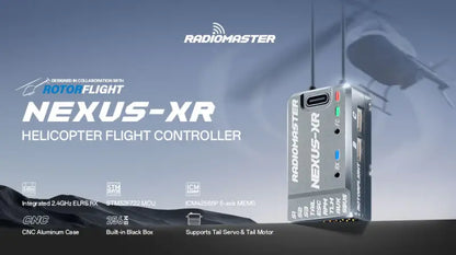 NEXUS-XR Helicopter Flight Controller Integrated 2.4GHz ExpressLRS Receiver / RED