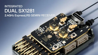 NEXUS-XR Helicopter Flight Controller Integrated 2.4GHz ExpressLRS Receiver / BLUE