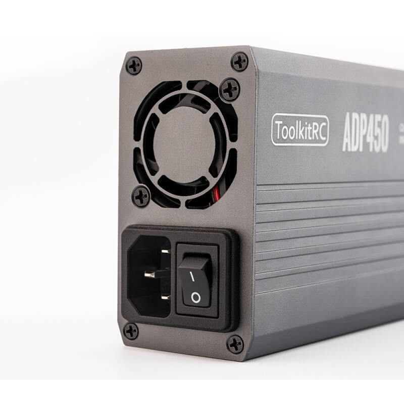 ToolkitRC ADP450 – 24 V / 19 A (450 W) High-Efficiency Smart Power Supply