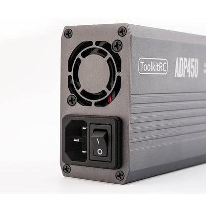 ToolkitRC ADP450 – 24 V / 19 A (450 W) High-Efficiency Smart Power Supply