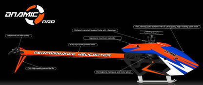 Tron 7.0 Dnamic PRO Helicopter kit Red