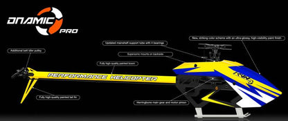 Tron 7.0 Dnamic PRO Helicopter kit Yellow