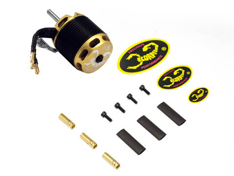 Scorpion HK5-4026-1115kv Motor 6mm shaft - helicopter 550/600 class brushless motor