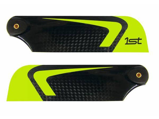 1st Tail Blades CFK 105mm CP (yellow) # 1stB105CP-Y