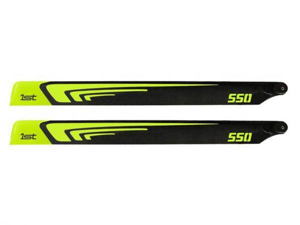 1st Main Blades CFK 550mm FBL (yellow) # 1stB550-Y