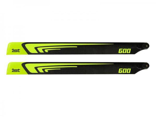 1st Main Blades CFK 600mm FBL (yellow) # 1stB600-Y