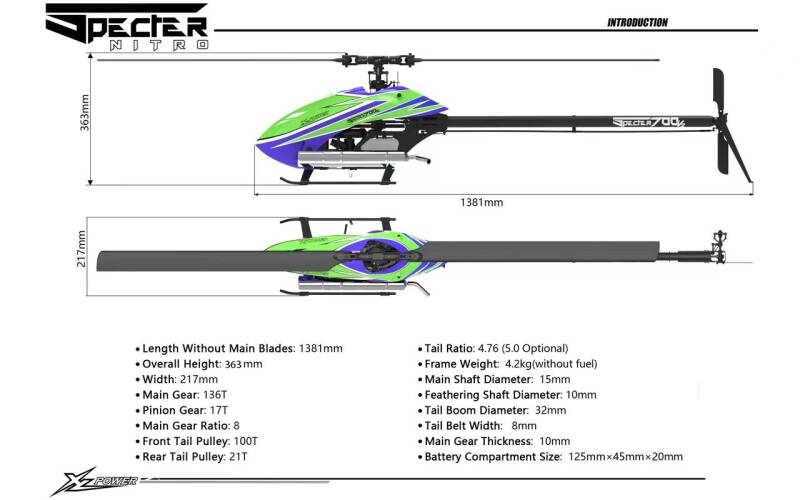 XL Power Specter 700 Nitro Kit XL70V2NK01