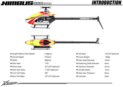 XL Power Nimbus 550 V2 nitro kit XL55NK01