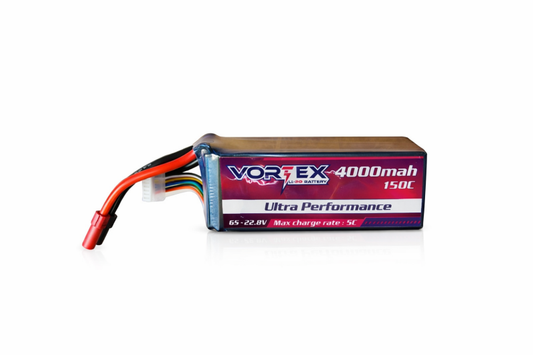 Vortex Lipo 6S 4000mah 150C 22.2V