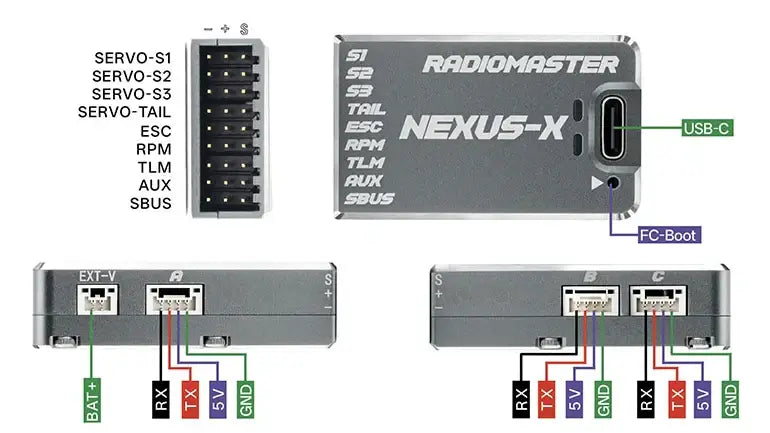 NEXUS-X Helicopter Flight Controller / BLUE
