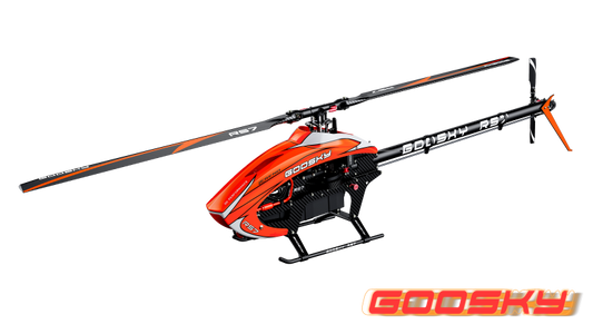 BAF040006 Goosky Legend RS7  Kit Orange version With main blade & tail blade RS7
