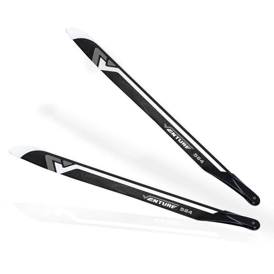 VENTURE 564mm Premium CF Blades – Silver