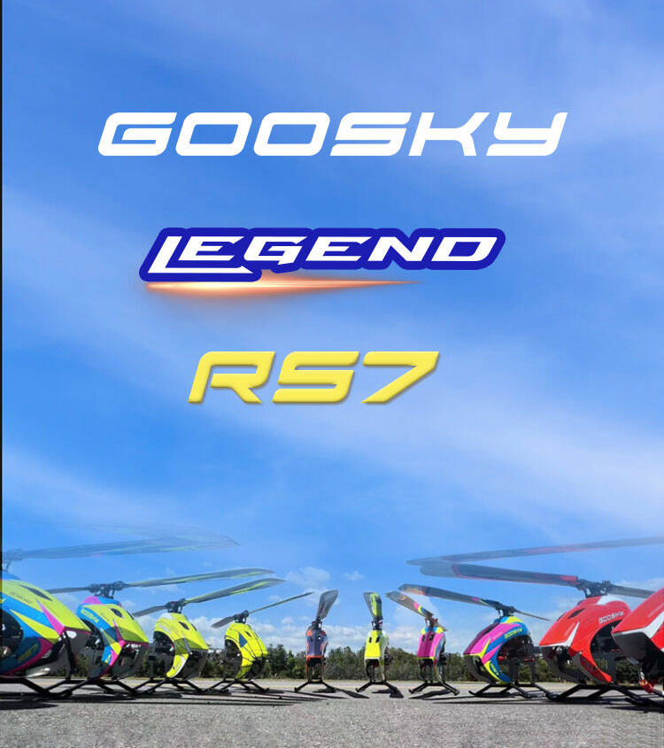 BAF040006 Goosky Legend RS7  Kit Orange version With main blade & tail blade RS7