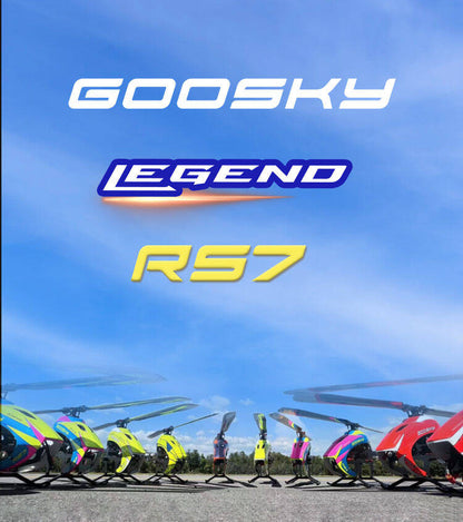 BAF040006 Goosky Legend RS7  Kit Orange version With main blade & tail blade RS7