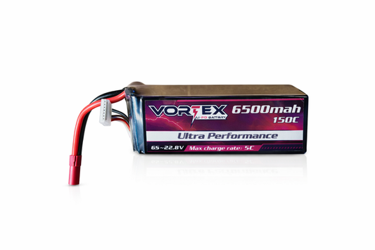 Vortex Lipo 6S 6500mah 150C 22.2V