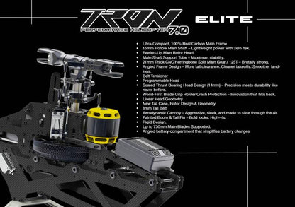 Tron 7.0 Elite White-Shockblue-Orange TR730-999
