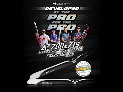 Azure Power 700 PRO Carbon Rotorblade 700mm
