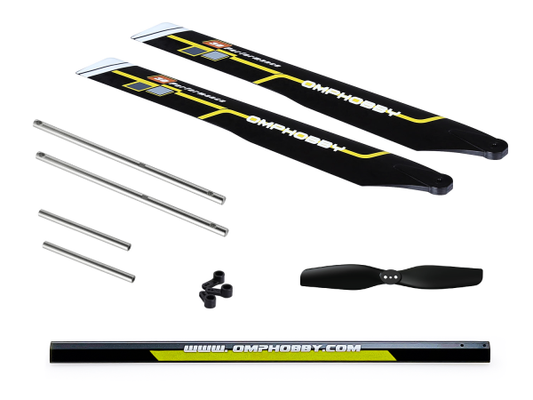 OMPHOBBY M2 EVO Crash Kit - yellow # OSHG0001