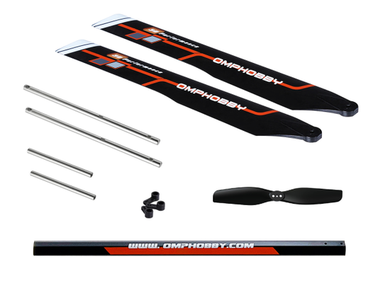 OMPHOBBY M2 EVO Crash Kit - orange # OSHG0002
