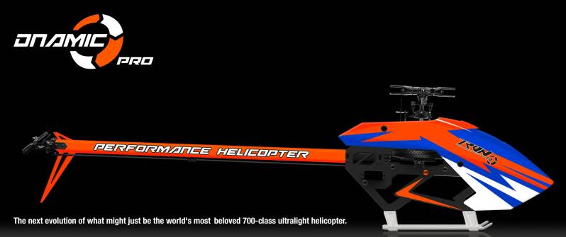 Tron 7.0 Dnamic PRO Helicopter kit Red