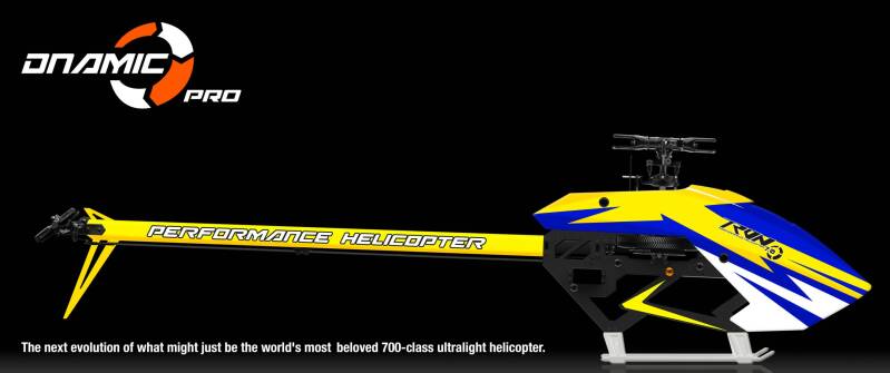 Tron 7.0 Dnamic PRO Helicopter kit Yellow