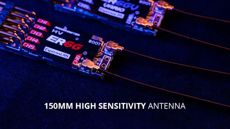 Radiomaster ER6G & ER6GV 2.4GHz ELRS PWM Receiver