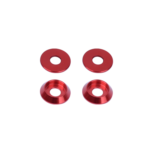 GT020078 M3 finishing washers - Red M3 RS7 Ultra