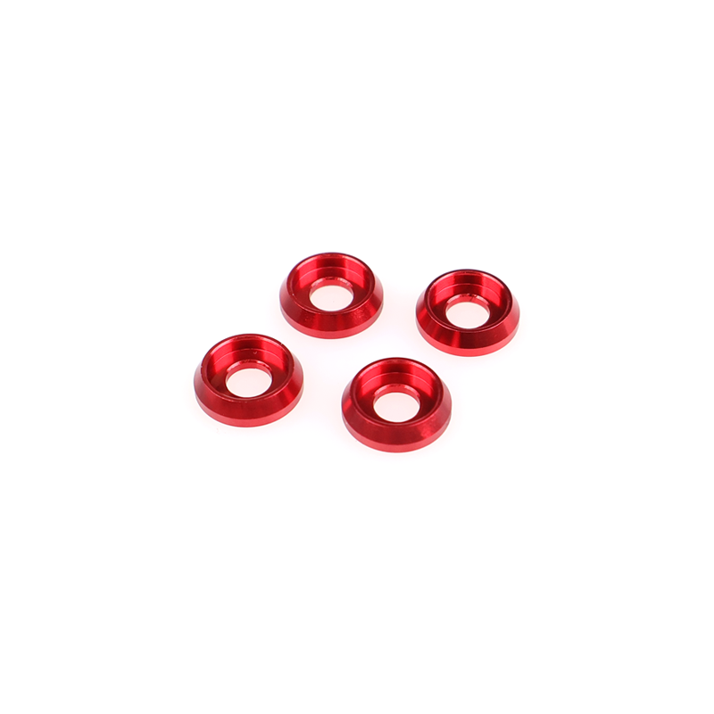 GT040095 M4 finishing washers - Red M4 RS7 Ultra