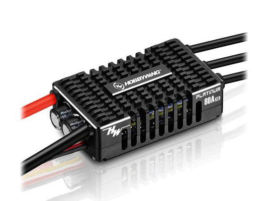 HOBBYWING Platinum Pro 80A V5 3-8S LiPo 5-12V/8A BEC # HW30203201