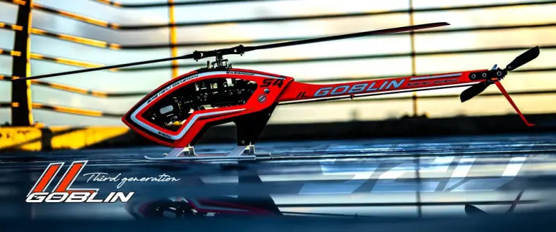 SAB ILGoblin PRO 520 Orange (SG525) with Main and Tail Blades 6S Electric RC Helicopter Kit