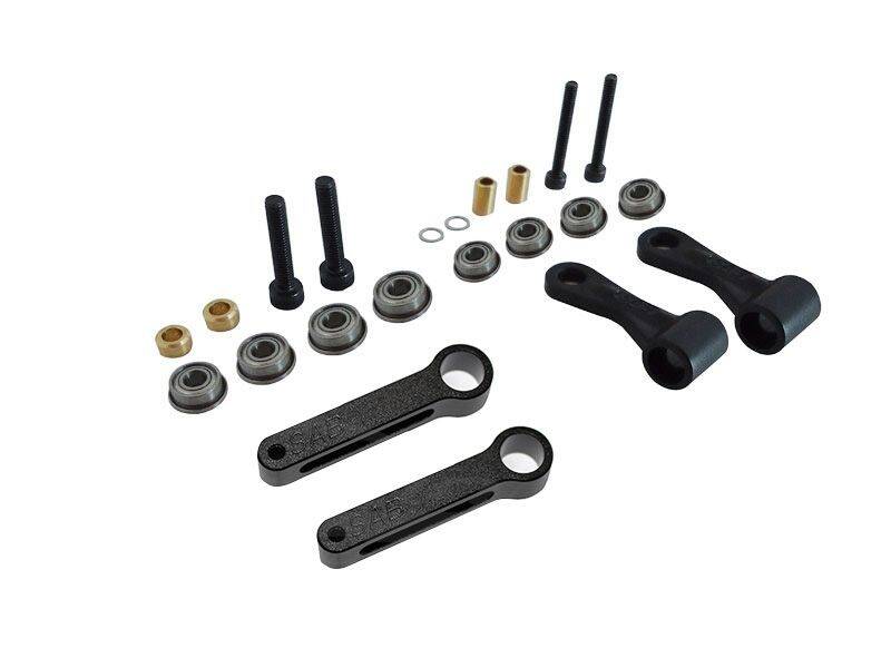 Radius Arm Set Black Matte - Goblin Black Nitro/Black Thunder IL Piuma