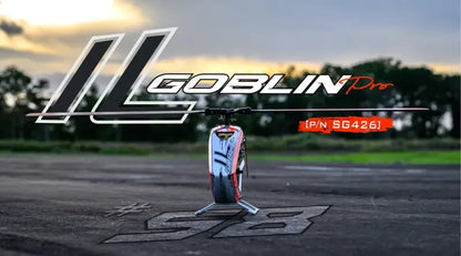 SAB ilGoblin PRO 420 White 420mm (SG426) with Main & Tail Blades - 6S High Performance 3D Heli