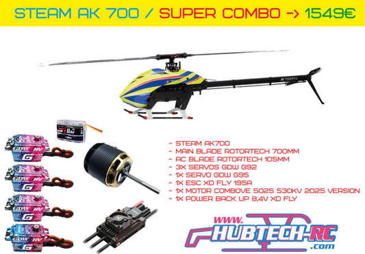 Combo STEAM AK 700