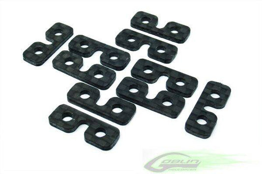 Carbon Fiber SERVO SPACER (10pcs) - Goblin 500/570/630/700/770 IL700 IL520 IL Piuma