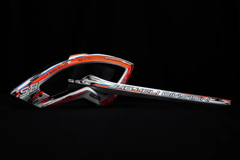 SAB ilGoblin PRO 420 White 420mm (SG426) with Main & Tail Blades - 6S High Performance 3D Heli